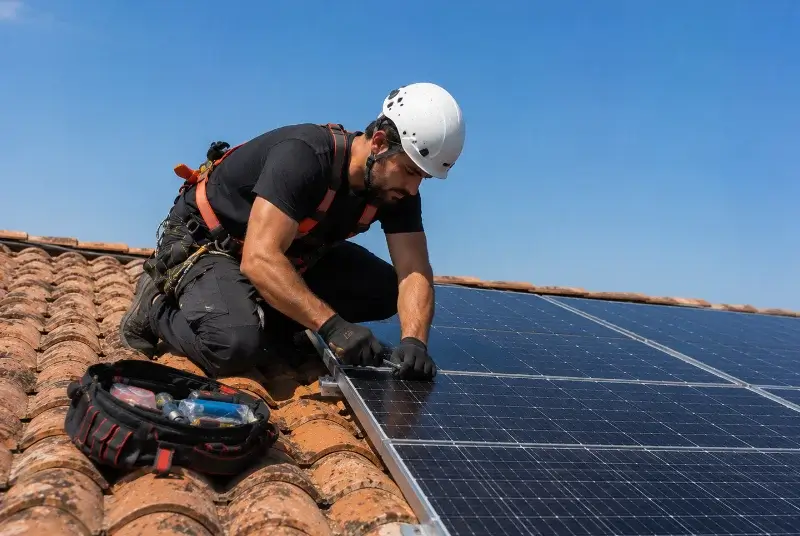 Maintenance et monitoring de panneaux solaires à Bedenac