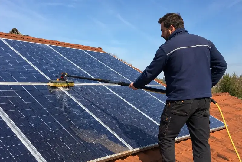 Nettoyage et entretien de panneaux solaires à Bedenac